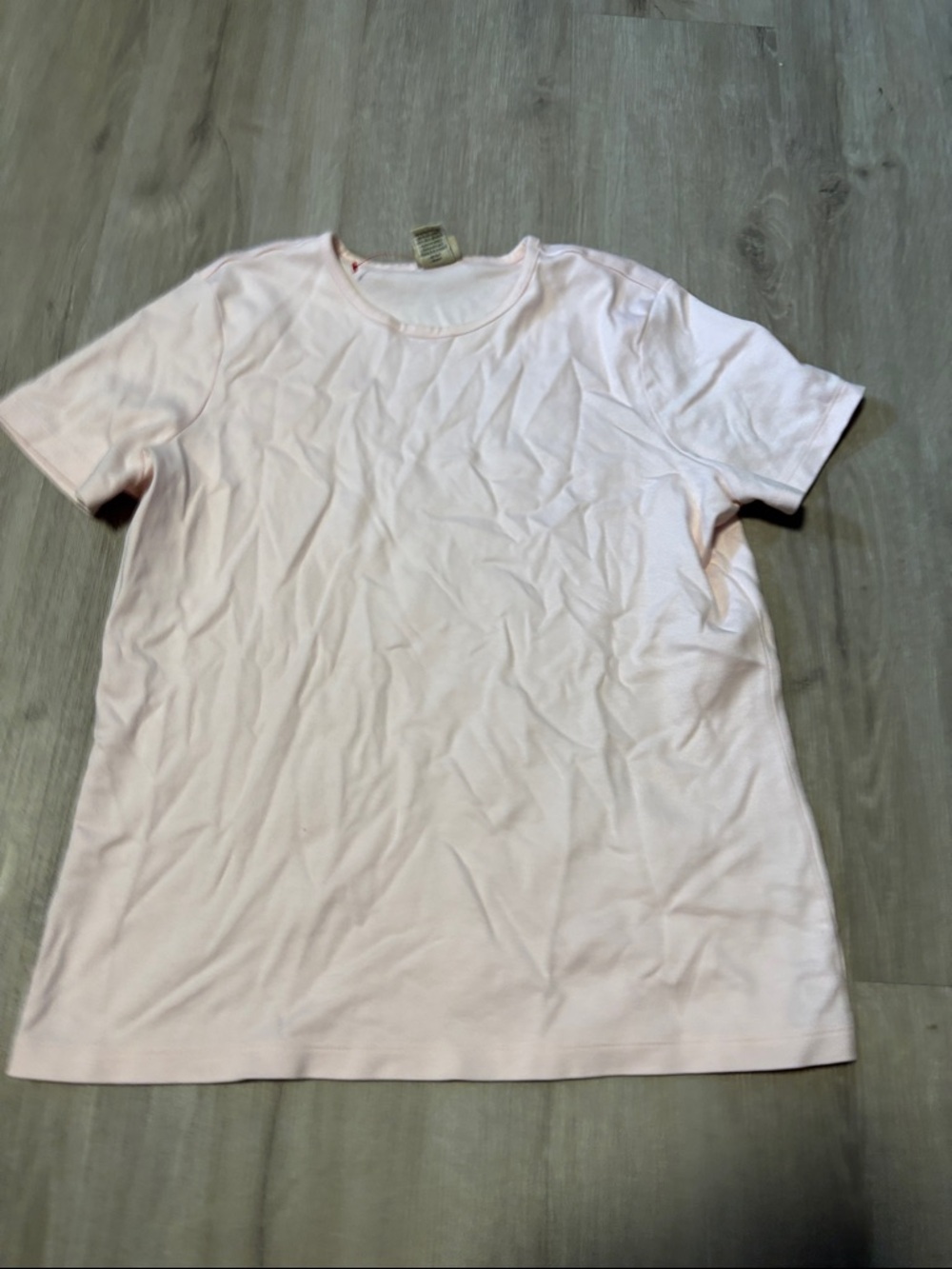 Light Pink Short Sleeve Crewneck‎ Tee